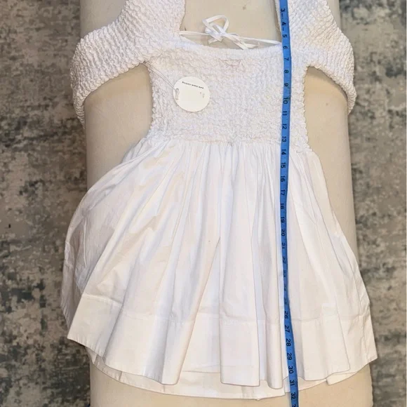 NWT STAUD Cotton Smocked Cassidy Dress - Picture 8 of 13